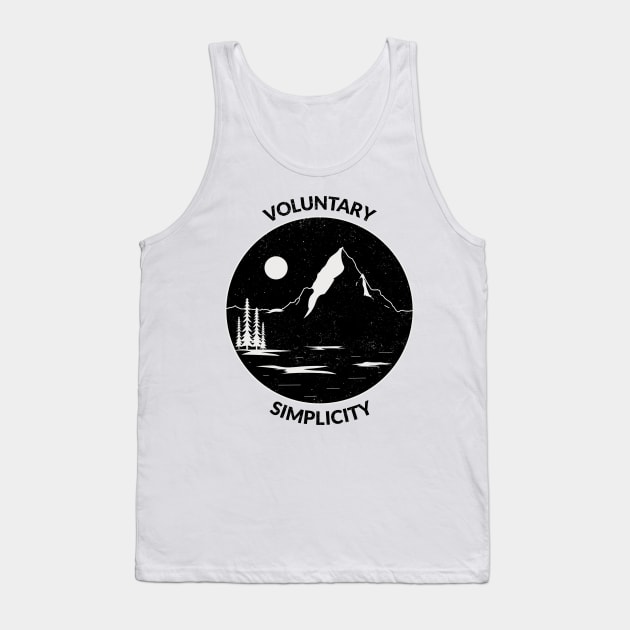 Voluntary Simplicity Tank Top by Poggeaux